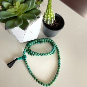 Authentic Mala/Necklace Turquoise stone : 108 Beads